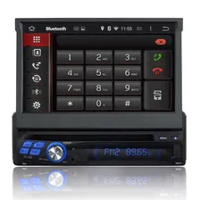 Универсальная 1DIN автомагнитола Android 8.0 Carmedia KDO-8600 с выдвижным экраном