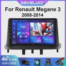 🛍 Автомагнитола 2DIN, Android 11, мультимедийный видеоплеер для Renault Megane 3 Fluence 2008-2010, 2011, 2012, 2013, 2014, GPS-навигация, DVD