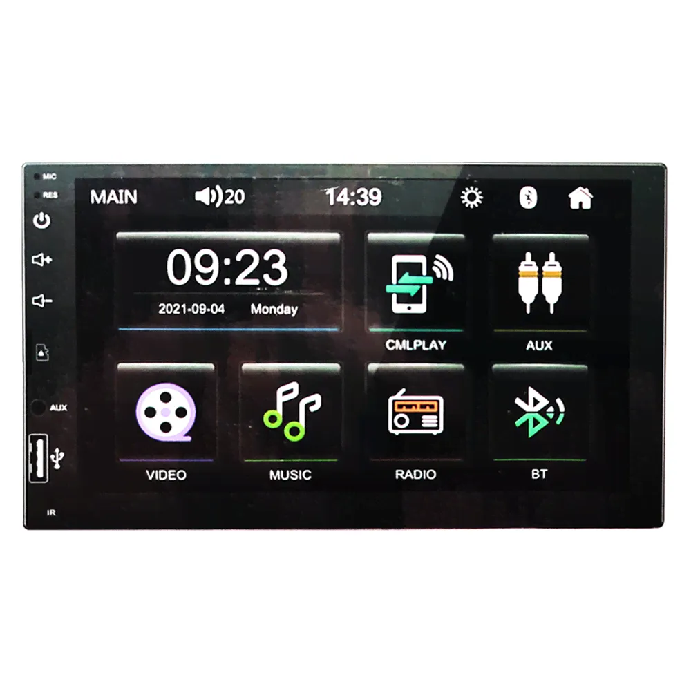 Автомагнитола Pioneer.ok 7045, 2 Din, Bluetooth, 7 дюймов, пульт