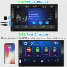 🛍 Автомагнитола 2DIN GRAND NAVI, MP5-плеер 7 дюймов, mp3-плеер, Apple Carplay, Android, Автомобильная Bluetooth, FM, автомобильная аудиосистема с поддержкой микрофона