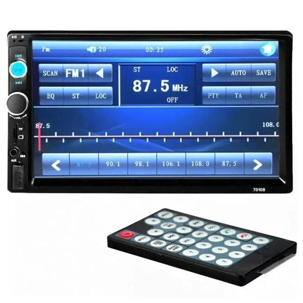 RoadRover Стерео автомагнитола 2DIN XPX 7010B 7" дюймов (Android / Bluetooth) / Магнитола 7010b с пультом автомагнитолы-2