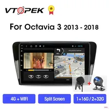 Автомагнитола VTOPEK T3L PLUS с Android 9 0 для Skoda Octavia 3 A7 2013 2018 мультимедийный