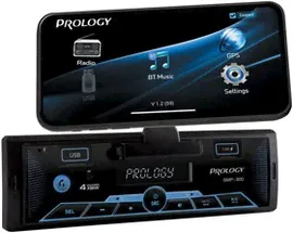 Автомагнитола Prology SMP-300 1DIN 4x55Вт v4.2 2 ПДУ RDS (PRSMP300)