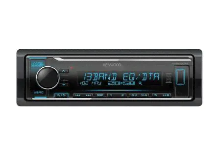 Автомагнитола 1 DIN Kenwood KMM-304Y Чёрный-0