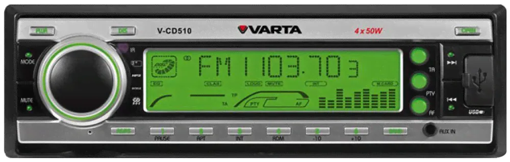 Автомагнитола Varta V-CD510 (CD, CD/MP3, USB)-0