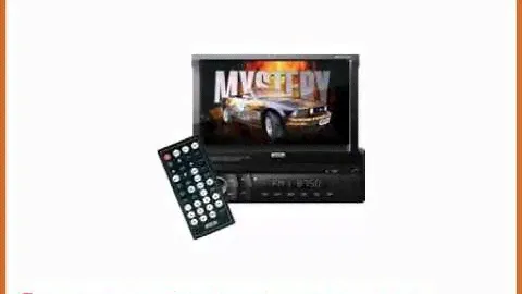 Автомагнитола Mystery MMTD9122S USB CD MP3 DVD 1DIN 4x50Вт пульт ДУ черный