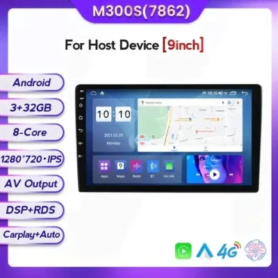 Автомагнитола Mekede M300 9" 3+32G-0