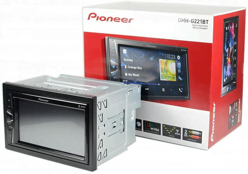 Pioneer DMH-G221BT Автомагнитола 2DIN с 6,2" экраном, USB, Bluetooth, AUX-0