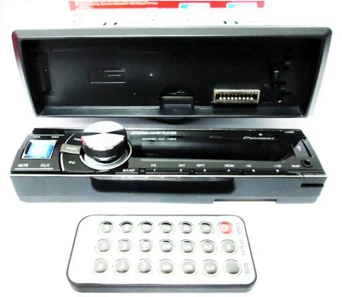 Автомагнитолы - Автомагнитола Pioneer 1093 Съемная панель Usb+Sd+Fm+Aux+ пульт-4