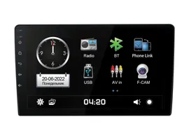 Универсальная автомагнитола 10" INCAR ADF-7710 CITY Android Auto, Bluetooth