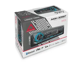 Автомагнитола Aura AMH-302BT, синяя подсветка