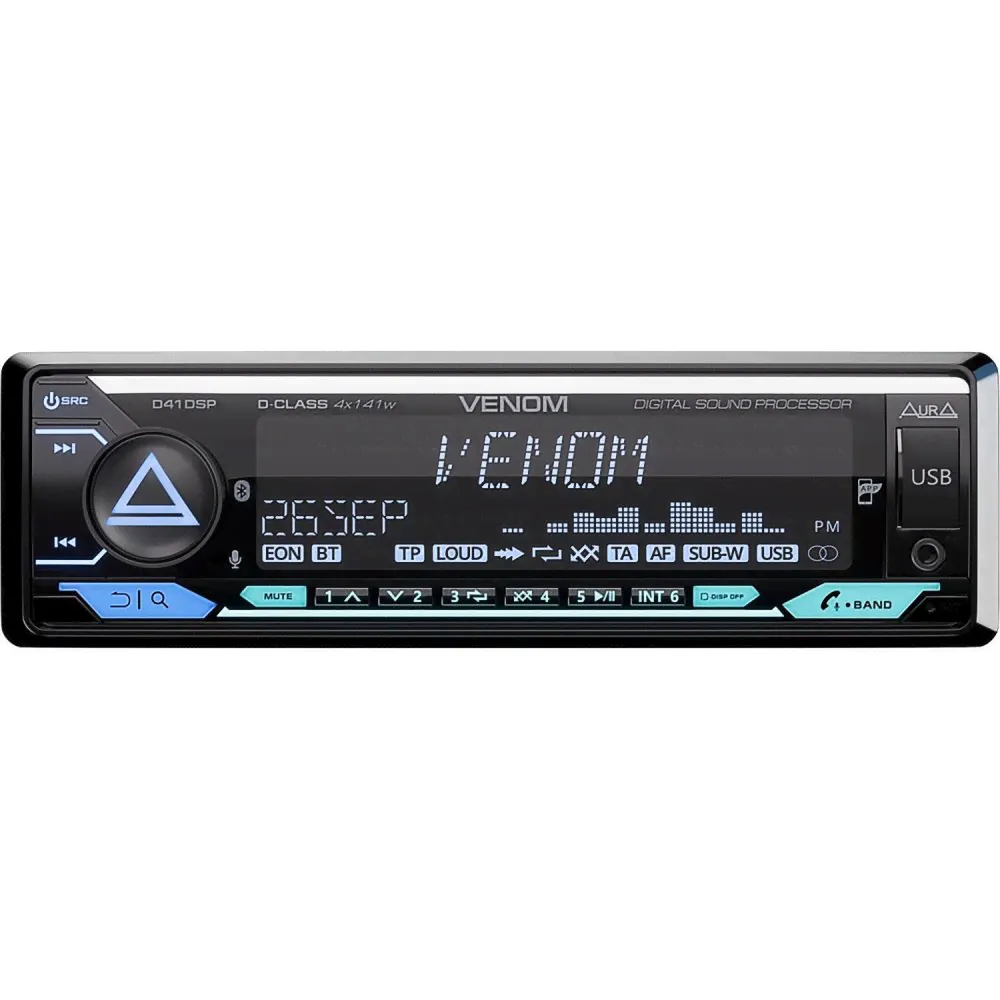 Автомагнитола Aura VENOM-D41DSP BT-0