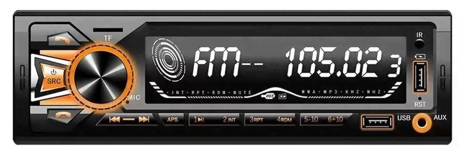 Abyss Автомагнитола Блютуз / Автомагнитола USB / Автомагнитола 1 din / Автомагнитола FEELFAM SR-6602 автомагнитолы-1