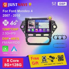 Автомагнитола JUSTNAVI для Ford Mondeo 4 2007-2014, автомагнитола, мультимедийный проигрыватель, видео, Carplay, стерео, Android, навигация, GPS, RDS (art.: 3920bec957bec)