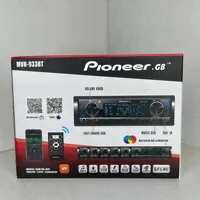 Процессорная автомагнитола 1 din для авто Pioneer GB MVH-933BT / мощность 60W расширенный эквалайзер / с Bluetooth, AUX, USB / управление с приложения